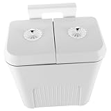 Ipetboom Cubo de Basura Colgante para Cocina Doble Compartimento Seco y Húmedo Diseño Elegante y Compacto para Reciclaje y Organización Diaria