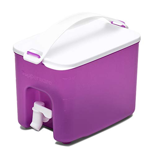 Tupperware CTG Beverage Dispenser 3.1l 1pc, Pink, White