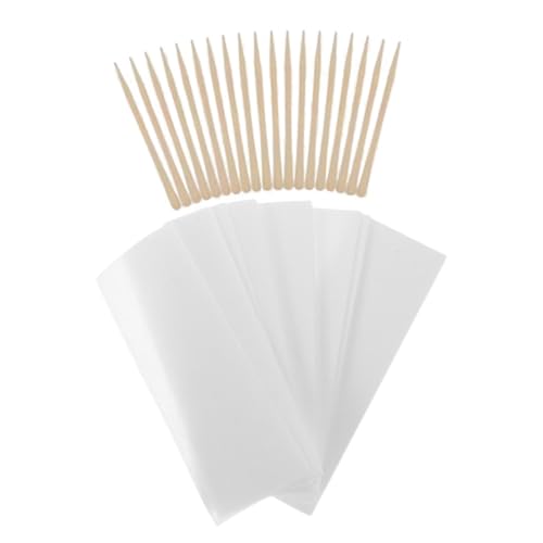 VALICLUD Tiras De Cera Desechables Para Depilación Facial Varillas De Madera Para Rostro Brazos y Piernas