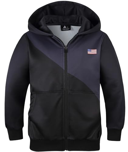 SWISSWELL Boys' Zip Up Hoodie Sweatshirt Pullover Casual Long Sleeve Hoodies for Boys