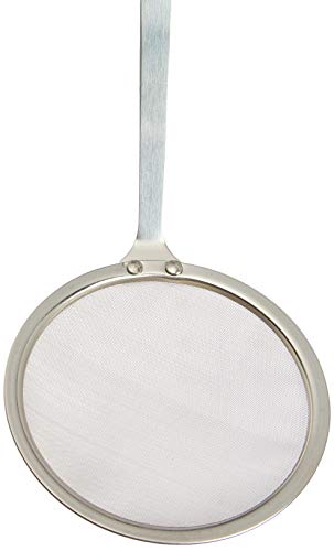 Colher de escumadeira de gordura, Swify, filtro de alimentos de malha fina de aço inoxidável, escuma