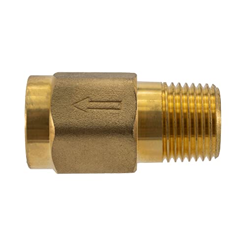 Image of RecPro RV Temperature and Pressure Relief Valve and 1 /2 inch Back Flow Preventer with Check Valve