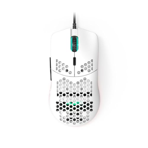 Ya en mundofriki.es: XZXWZX RGB Gaming Mouse con Cable, Honeycomb Shell Design Ultraligero 11 RGB retroiluminado 7200 dpi, 6 Botones programables, Cable Receptor de 1,5 m, USB Gaming MAU para PC/Mac/Laptop, Blanco