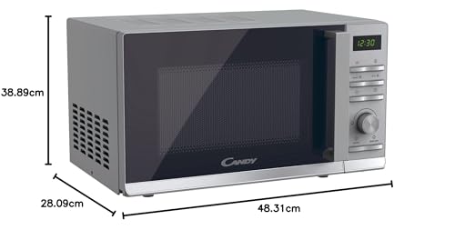 Candy Moderna CMWA23TNDS Four Micro ondes Digital Fonction Décongélation 14 Menus Automatiques Plateau Tournant en Verre 11 Niveaux de Puissance Cuisson Express Sécurité Enfant - vue 10