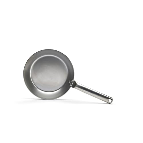 Poêle en tôle blanche d'acier Carbone Plus 24cm pour culottage naturel - 5