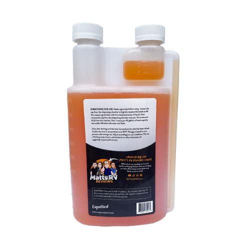Liquified Rv Toilet Treatment RVTTL01 Black Holding Tank Digester - Odor Eliminator - Orange Scent - Matts Rv Reviews thumb #1