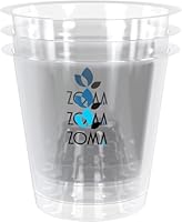 ZOMA - Set mit 3 transparenten Orchideentöpfen mit erhöhtem Boden, Orchideentöpfe aus Kunststoff mit Belüftungslöchern, ideal für die Pflege von Orchideen, hochwertiger transparenter Topf - Ø 14 cm