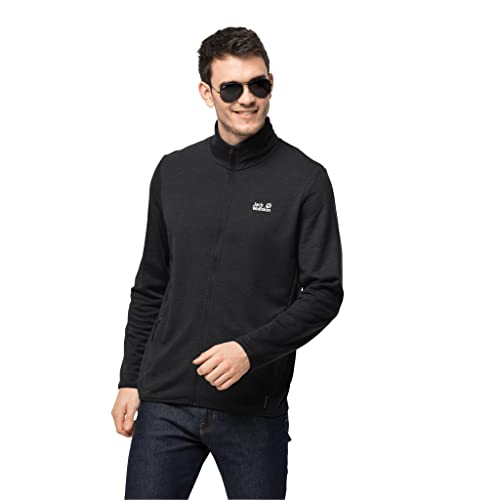 Jack Wolfskin Jwpidlayer Veste Homme noire pour la randonnée active