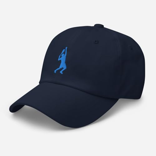 Roger Federer Tennis Blue Silhouette Classic Adjustable Hat miniatura 3