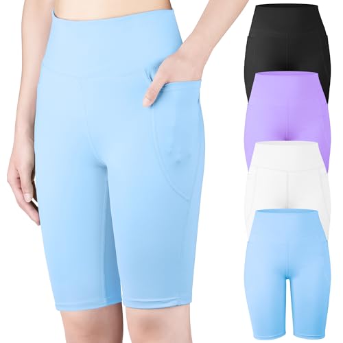 Short de sport fille avec poches pour yoga danse et course à pied