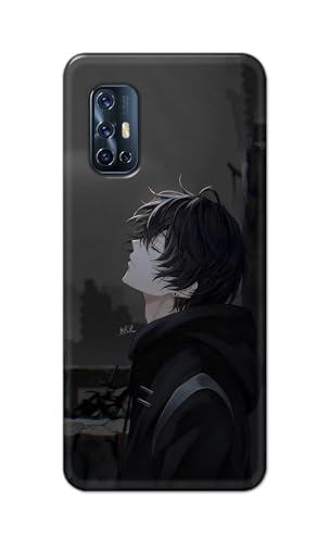 Image of PRINTFIDAA Printed Hard Back Cover Case for Vivo V17 Back Cover (Famous Anime Cartoon Character) -112