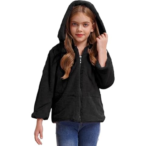 CHICTRY Girls Faux Fur Owl Hooded Coat Cover