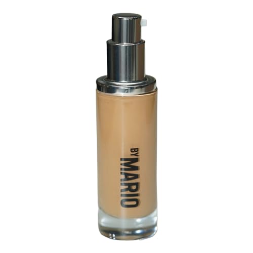 MAKEUP BY MARIO SurrealSkin Liquid Foundation, Liquid Formula, Vegan, Long-wearing coverage, Hydrating, Natural Finish, Size 30 mL (14O - medium with warm undertone and olive undertone)