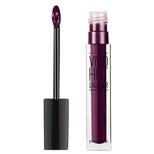 Maybelline Color Sensational Vivid Hot Lacquer Lip Gloss, Obsessed, 0.17 fl. oz.