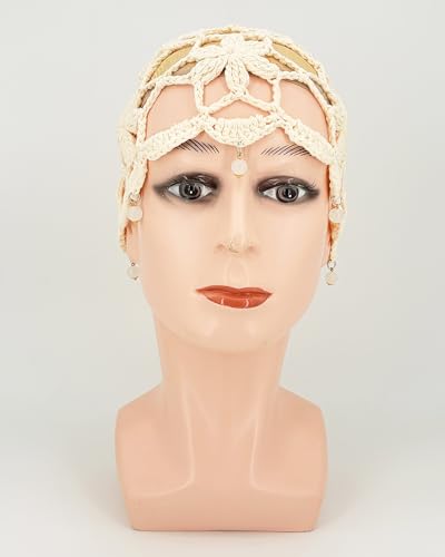 Gorro tejido a mano de mujer para verano miniatura 4