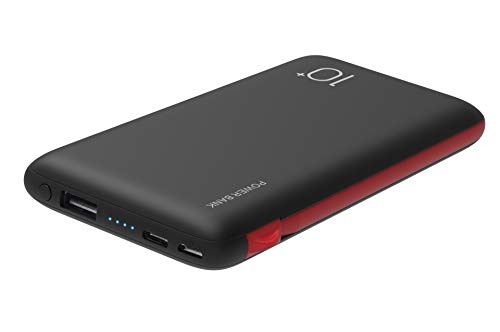 10000mah P21810 Ultra Slim Portable Charger External Battery Pack USB-C 2 Input Power