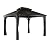 Sojag 500-7156980 Track No.77 Messina Hard Top Sun Shelter, 10' by 12', Charcoal