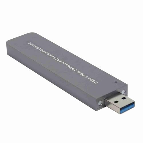 Caja externa para disco M.2 NVME USB 3.1 aluminio miniatura 6
