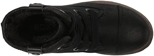 Roxy Girls RG Bruna Combat Boot Snow, Black 213, 2 Big Kid Review | Image 4