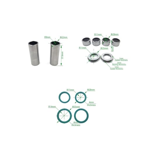 Roulement direction moto fluide et kit d'amortisseurs étanches pour WR450F - 3