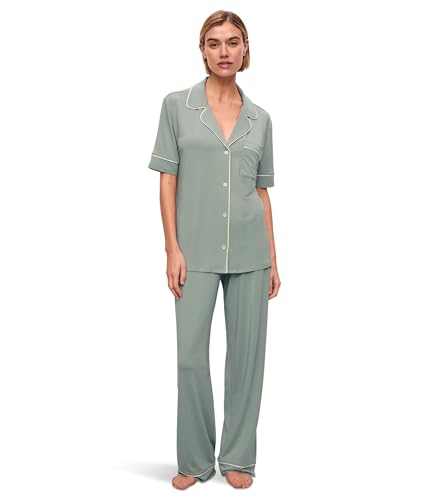 Image of Eberjey Gisele Short Sleeve Pant PJ Set