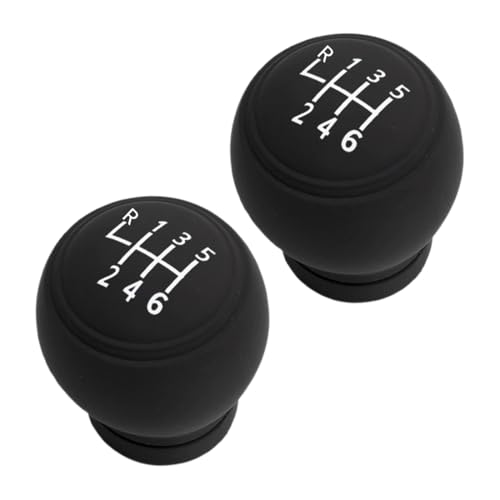 Funda Pomo Cambio Marcha Coche Antideslizante, Silicona Cubierta de Perilla de Palanca de 6 Marchas, Vestiduras de Palanca de Cambios Universal Suave Antideslizante