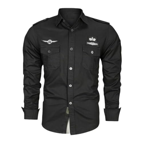 Chemise manches longues homme ample finie la corvée de repassage avec le col rabattable