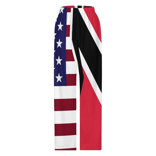 American And Trinidad Tobago FlagChildren's Casual Pajamas120CM3