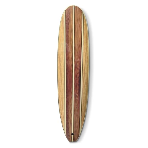 Surfboard Longboard Wall Decoration Décor - Hangs Vertical or Horizontal – Glossy Surface Like a...
