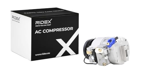 RIDEX A/C Kompressor für Klimaanlage Klimakompressor mit ID: 7SBU16C Kältemittel: R134a PAG 46 mit 110mm Riemenscheibe Rillen: 5 Rippenanzahl: 5...