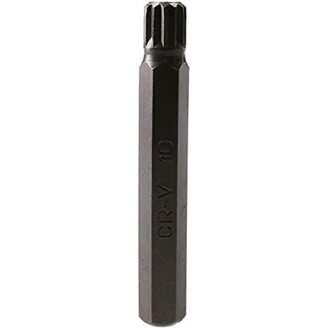 Broca Cromado vanadio 10mm Tallo Triple Cuadrado Cover