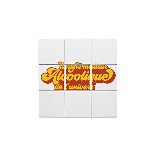 Carreaux Céramique Décoratif Fabulous, le Cadeau d'Anniversaire Idéal pour Amateur d'Apéro