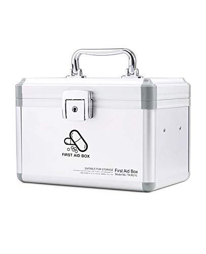 CHFYIJYHM Boîte de premiers secours familiale, rangement de coffre à pharmacie portable, boîte de premiers secours familiale, boîte de rangement médicale, armoires à pharmacie, coffre à pharmacie en A