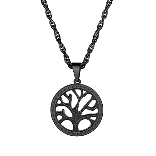 Pendentif Arbre de Vie Yggdrasil et nœud celtique aux finitions de haute précision