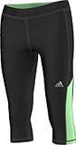 Cintura elástica suave. adidas Infinite Series Tech Fit Capris - Pantalones Pirata de Running para Mujer, Color Negro, Talla S