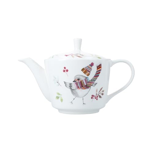 Mikasa Tipperlyhill Robin Théière en porcelaine fine 650 ml Coffret cadeau