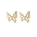 Photo Gallery xipieio donne gioielli hollow strass zircone orecchini farfalla per le donne ragazze orecchini stella gioielli di lusso matrimonio compleanni regalo regali di moda Photo Gallery xipieio donne gioielli hollow strass zircone orecchini farfalla per le donne ragazze orecchini stella gioielli di lusso matrimonio compleanni regalo regali di moda