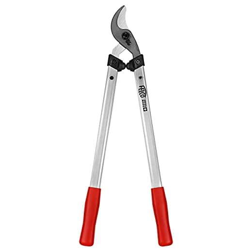 Tvåhänt Aluminiumsax med Utbytbart Handtag, 60cm Längd, Röd