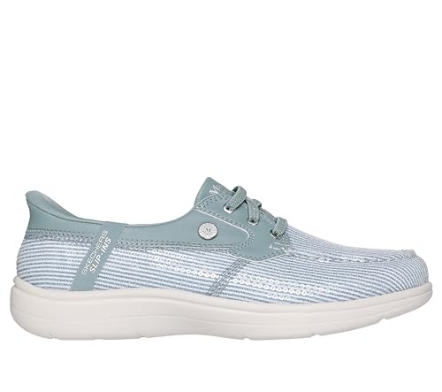 Image of Skechers Women's On-The-GO Flex Radiant | Martha Stewart Collab, Casual, Slip-ins, Ultra GO, Air-Cooled Goga Mat, Vegan, Machine Washable