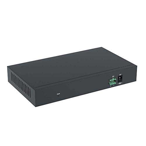 Image of CableRack 8 Port SFP Unmanaged Ethernet Optical Switch with 4 Singlemode and 4 Multimode SFP Transceivers