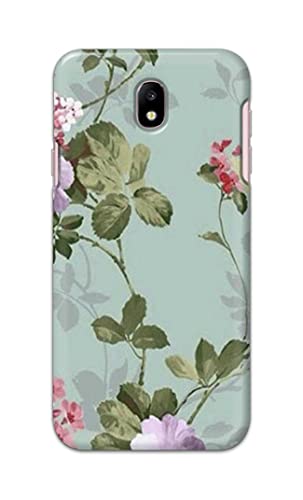 Image of Printed Hard Back Cover Case for Samsung Galaxy J7 Pro | Samsung Galaxy J7 2017 Back Cover (Floral Painting) -1302