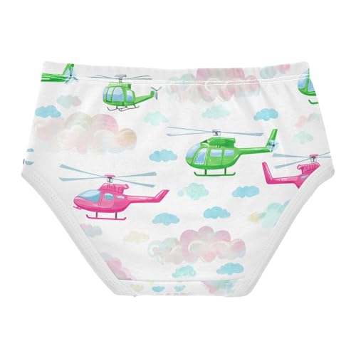 Colorful Helicopters Toddler Girls's Underwear 2T 202c12132