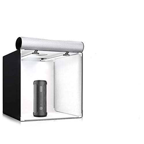 HCKZ Schießzelte 40cm Fotostudio Dimmable Fotobox mit leichten weichen Lichtkasten Tabelle Fotografie Zelt Lichtkiste… – Bild 3