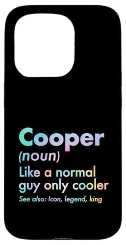 Cooper Like A Normal Guy Only Cooler Legend King �t�@�[�X�g�l�[�� �X�}�z�P�[�X iPhone 15 Pro �p