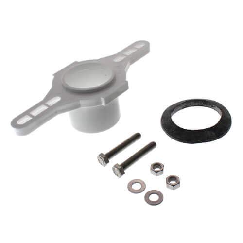 2" Spigot Urinal Flange Kit w/Gasket & Hardware Industrial