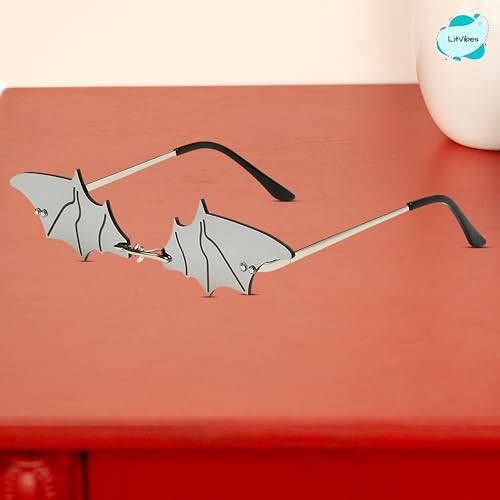 Image of Batman Irregular Shape Non-Polarized Sunglasses Shades Frameless Glasses Eyegear Smartwear Goggles Unique Fashionable Men Women Eyewear For Party Uv 400 Protection For Eyes - Parent