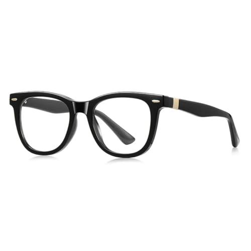 Monture de lunettes rétro avec rivets et charnières à ressort pour protection UV400
