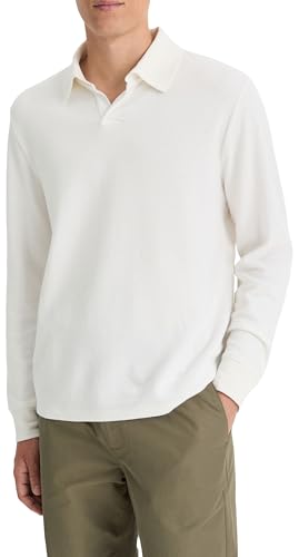 Vince Men's Double Face L/S Polo2