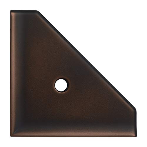 8 inch Corner Shower Shelf - Oil Rubbed Bronze Cast Metal Wall Mounted