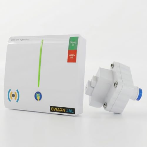 Image of Municipal Water Supply Alarm with Pressure Sensor from Swarn Jal, Water Supply Alarm, Shock Proof, Dual Buzzers, Powered by 2 AA Cells | Up to 2 Years Battery Life, 1 Year Warranty